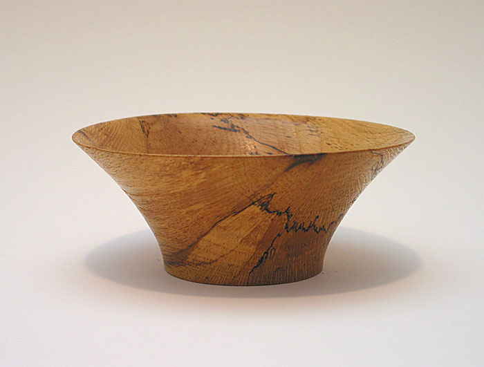 spalted willow bowl - South River Studio - woodturning