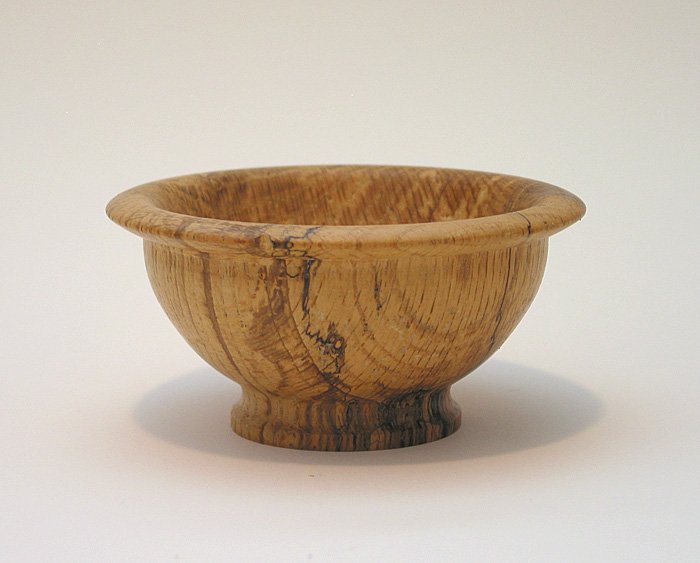 spalted oak bowl - South River Studio - woodturning