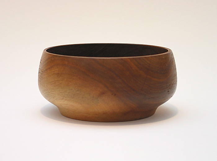 walnut bowl - South River Studio - woodturning